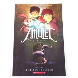 Amulet Book One: The Stonekeeper Graphic Novel (Scholastic, 2008) 1st Volume